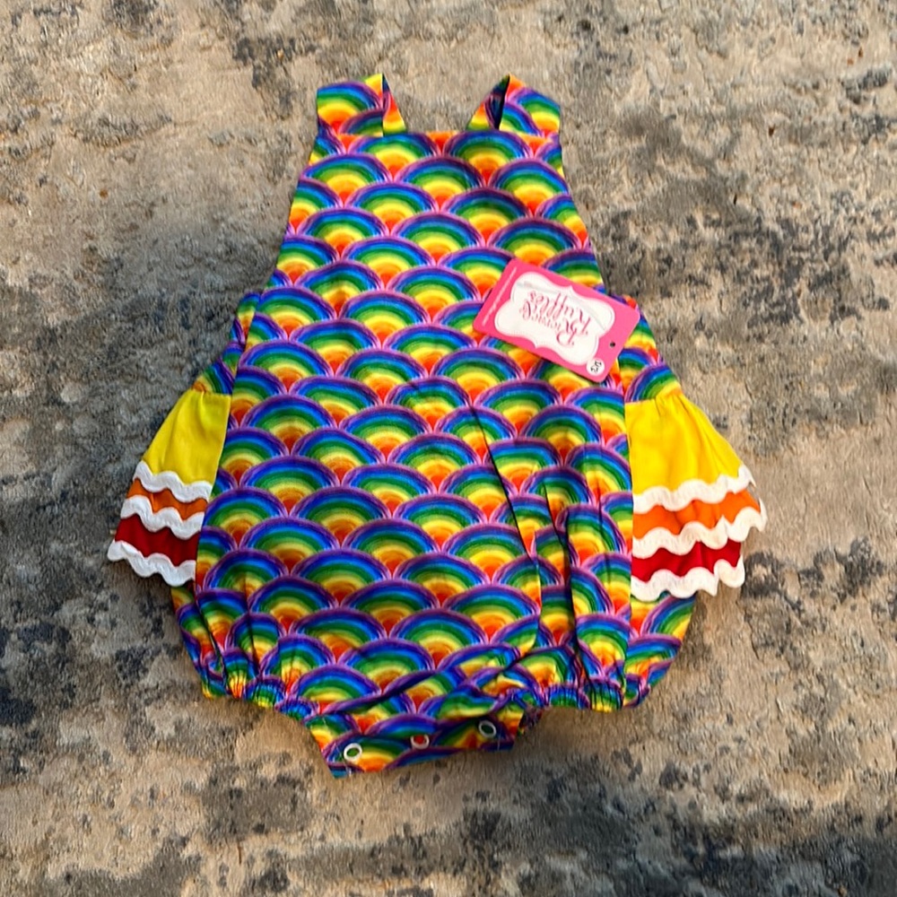 Ricrac and Ruffles -mar2020 rainbow bubble
